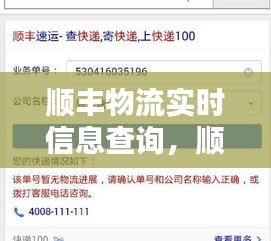 順豐物流實(shí)時(shí)信息查詢，順豐物流實(shí)時(shí)信息查詢不到 