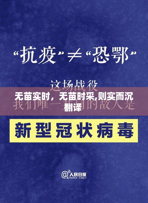無(wú)苗實(shí)時(shí)，無(wú)苗時(shí)采,則實(shí)而沉翻譯 