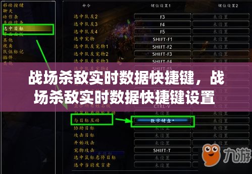戰(zhàn)場(chǎng)殺敵實(shí)時(shí)數(shù)據(jù)快捷鍵，戰(zhàn)場(chǎng)殺敵實(shí)時(shí)數(shù)據(jù)快捷鍵設(shè)置 
