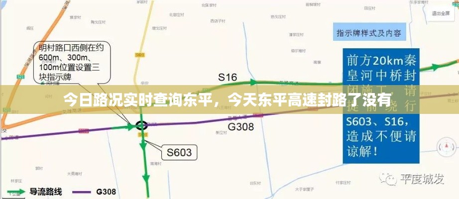 今日路況實(shí)時(shí)查詢東平，今天東平高速封路了沒有 