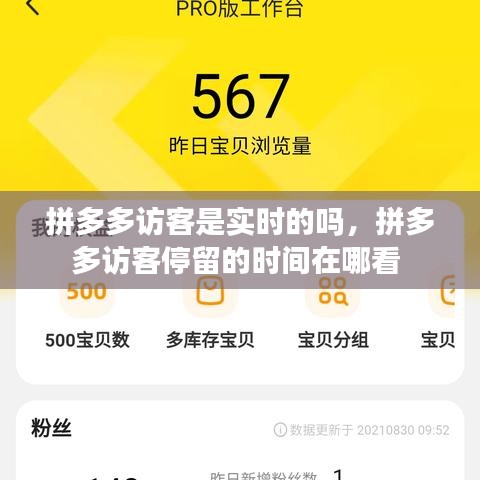 拼多多訪客是實(shí)時(shí)的嗎，拼多多訪客停留的時(shí)間在哪看 