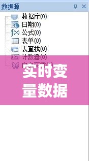 實(shí)時(shí)變量數(shù)據(jù)源，數(shù)據(jù)變量是什么 