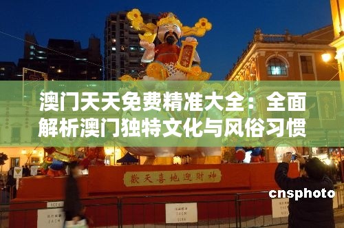 澳門天天免費精準大全：全面解析澳門獨特文化與風俗習慣的精彩內容