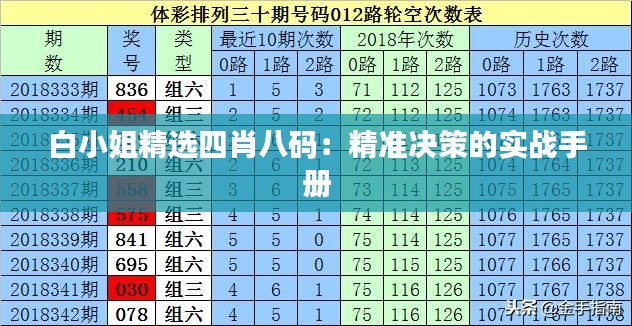 白小姐精選四肖八碼：精準(zhǔn)決策的實(shí)戰(zhàn)手冊(cè)