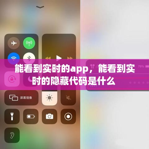 能看到實(shí)時的app，能看到實(shí)時的隱藏代碼是什么 