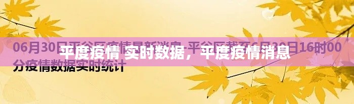 平度疫情 實(shí)時(shí)數(shù)據(jù)，平度疫情消息 