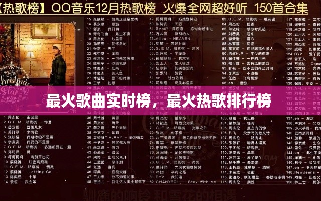 最火歌曲實(shí)時(shí)榜，最火熱歌排行榜 