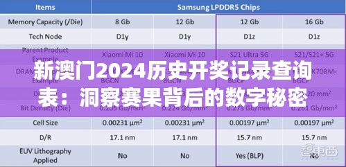 新澳門(mén)2024歷史開(kāi)獎(jiǎng)記錄查詢(xún)表：洞察賽果背后的數(shù)字秘密