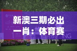 新澳三期必出一肖：體育賽事背后的商業(yè)價(jià)值