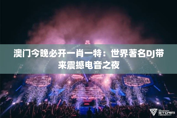 澳門今晚必開一肖一特：世界著名DJ帶來震撼電音之夜