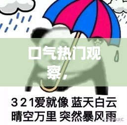口氣熱門觀察， 