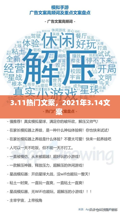 3.11熱門文案，2021年3.14文案 