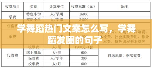 學舞蹈熱門文案怎么寫，學舞蹈發(fā)圈的句子 