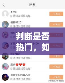 判斷是否熱門，如何判斷作品上熱門 