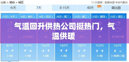 氣溫回升供熱公司挺熱門，氣溫供暖 