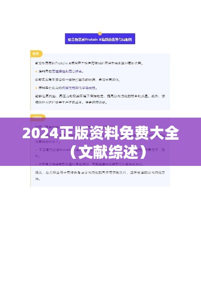 2024正版資料免費(fèi)大全（文獻(xiàn)綜述）