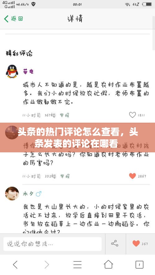 頭條的熱門評(píng)論怎么查看，頭條發(fā)表的評(píng)論在哪看 
