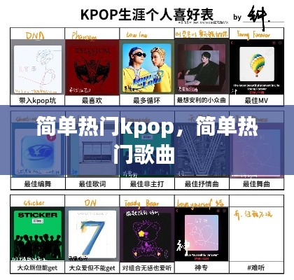 簡(jiǎn)單熱門(mén)kpop，簡(jiǎn)單熱門(mén)歌曲 