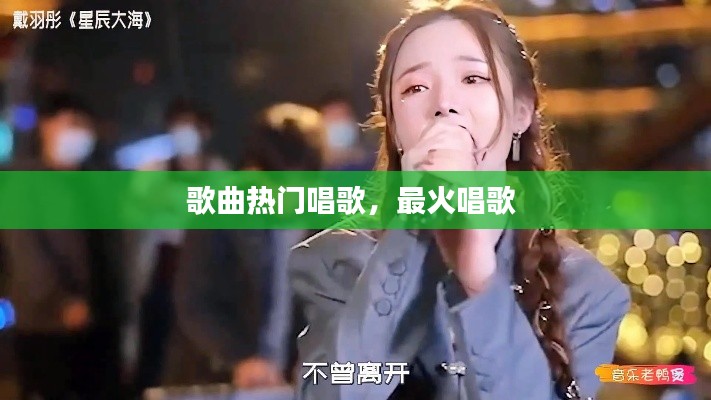 歌曲熱門唱歌，最火唱歌 