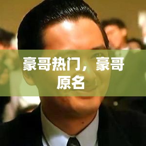 豪哥熱門，豪哥原名 