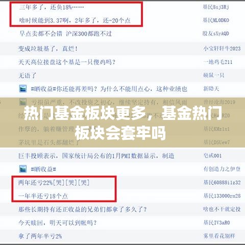 熱門基金板塊更多，基金熱門板塊會套牢嗎 