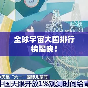 全球宇宙大國排行榜揭曉！