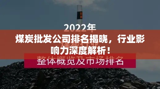 煤炭批發(fā)公司排名揭曉，行業(yè)影響力深度解析！