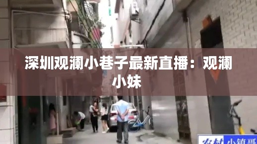 深圳觀瀾小巷子最新直播：觀瀾小妹 