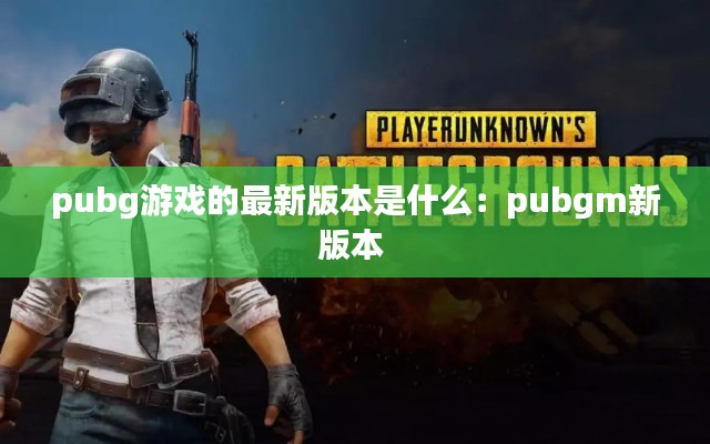 pubg游戲的最新版本是什么：pubgm新版本 