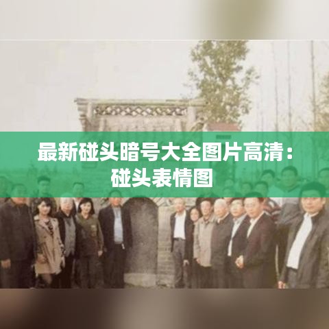 最新碰頭暗號(hào)大全圖片高清：碰頭表情圖 