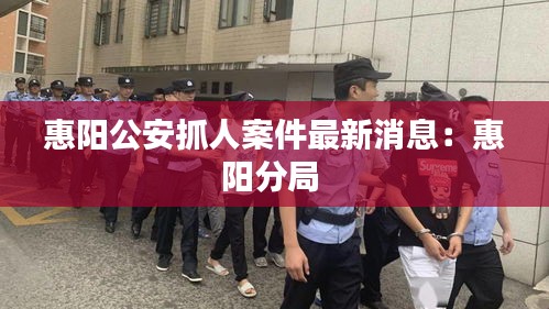 惠陽公安抓人案件最新消息：惠陽分局 