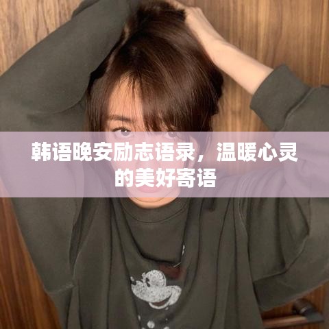 韓語(yǔ)晚安勵(lì)志語(yǔ)錄，溫暖心靈的美好寄語(yǔ)
