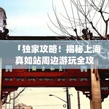 「獨(dú)家攻略！揭秘上海真如站周邊游玩全攻略」