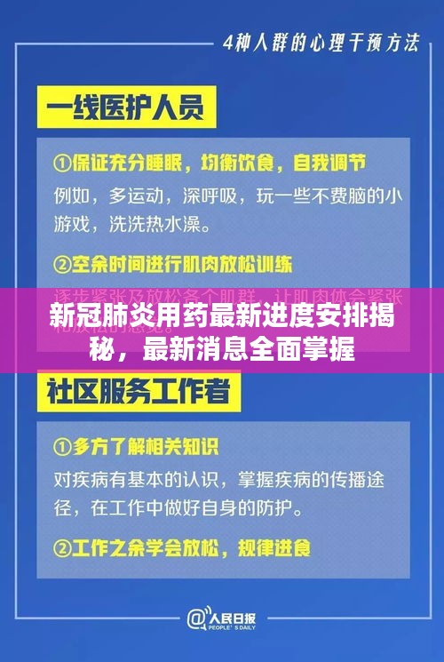 新冠肺炎用藥最新進(jìn)度安排揭秘，最新消息全面掌握