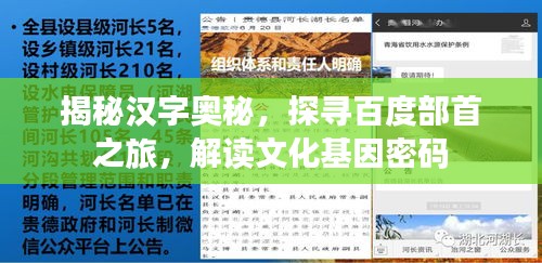 揭秘漢字奧秘，探尋百度部首之旅，解讀文化基因密碼