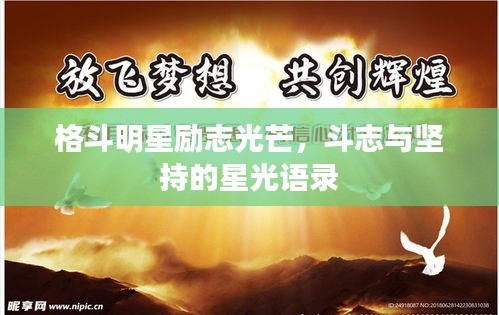 格斗明星勵志光芒，斗志與堅(jiān)持的星光語錄