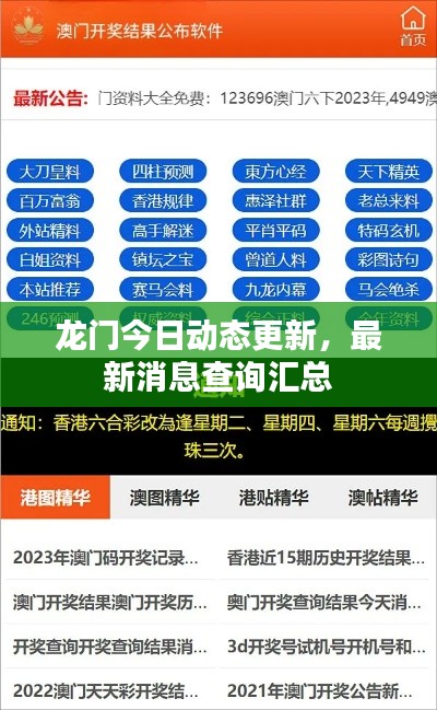 龍門(mén)今日動(dòng)態(tài)更新，最新消息查詢(xún)匯總