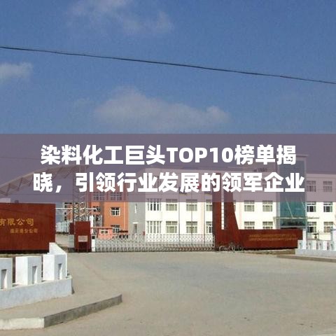染料化工巨頭TOP10榜單揭曉，引領(lǐng)行業(yè)發(fā)展的領(lǐng)軍企業(yè)