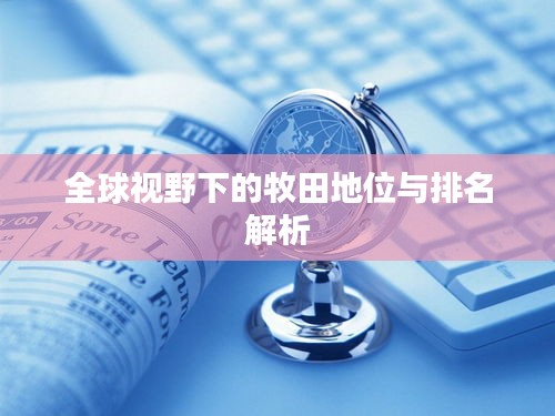 全球視野下的牧田地位與排名解析