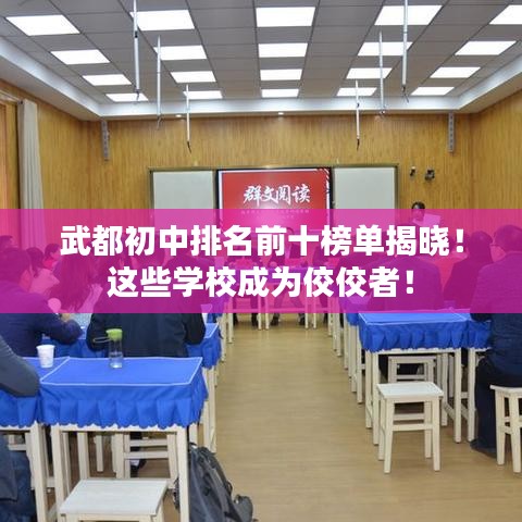 武都初中排名前十榜單揭曉！這些學(xué)校成為佼佼者！