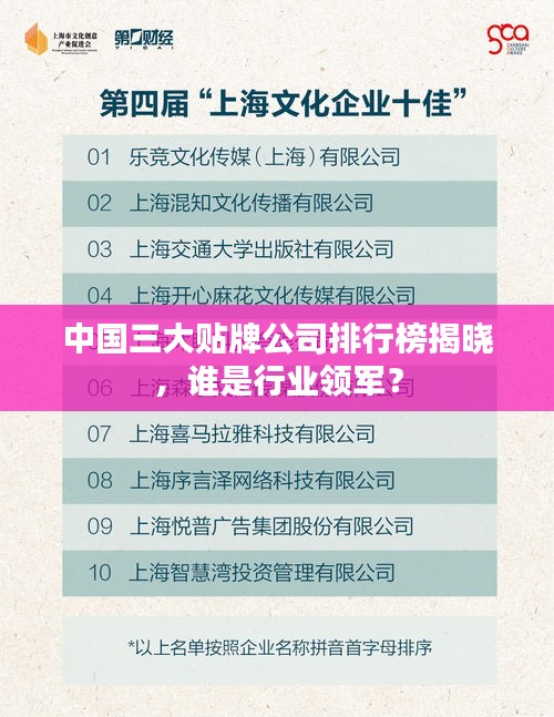 中國三大貼牌公司排行榜揭曉，誰是行業(yè)領(lǐng)軍？