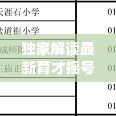 獨家解讀最新育才搖號政策出爐，家長必看！