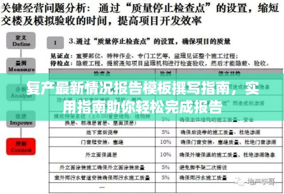 復(fù)產(chǎn)最新情況報告模板撰寫指南，實用指南助你輕松完成報告
