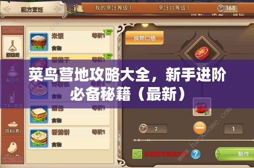 菜鳥營地攻略大全，新手進(jìn)階必備秘籍（最新）
