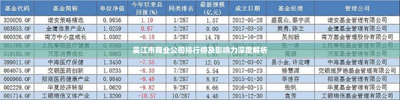 吳江市商業(yè)公司排行榜及影響力深度解析