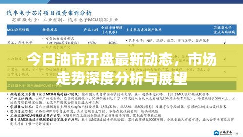 今日油市開(kāi)盤(pán)最新動(dòng)態(tài)，市場(chǎng)走勢(shì)深度分析與展望