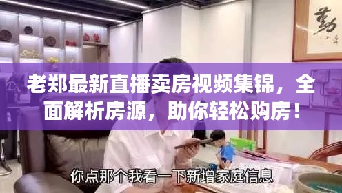 老鄭最新直播賣房視頻集錦，全面解析房源，助你輕松購房！