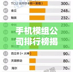 手機模組公司排行榜揭曉，行業(yè)影響力大比拼！