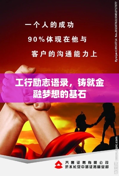 工行勵志語錄，鑄就金融夢想的基石