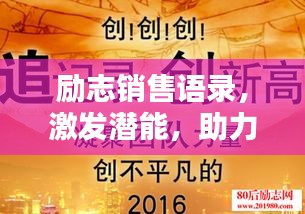 勵(lì)志銷售語錄，激發(fā)潛能，助力業(yè)績飛躍！